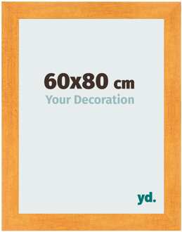 Fotolijst 60x80 cm - Oranje - MDF - Pisa