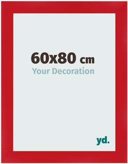 Fotolijst 60x80 cm - Rood - MDF - Pisa