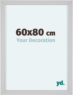 Fotolijst 60x80 cm - Wit - Aluminium - Virginia