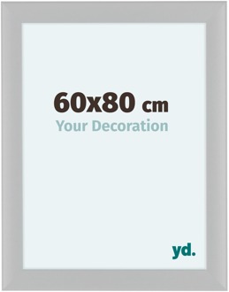 Fotolijst 60x80 cm - Wit Hoogglans - MDF - Como