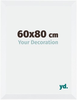 Fotolijst 60x80 cm - Wit Mat - MDF - Catania