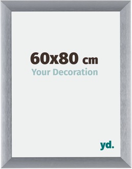 Fotolijst 60x80 cm - Zilver Geborsteld - Aluminium - Tucson