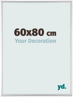 Fotolijst 60x80 cm - Zilver Mat - Aluminium - Austin