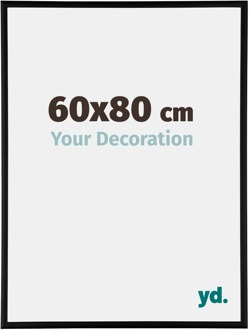 Fotolijst 60x80 cm - Zwart Mat - Aluminium - Austin