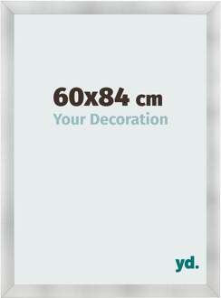 Fotolijst 60x84 cm - Aluminium Geborsteld - MDF - Pisa