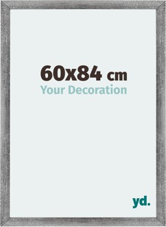 Fotolijst 60x84 cm - Grijs Geveegd - MDF - Mura