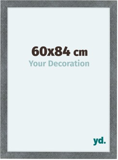 Fotolijst 60x84 cm - IJzer Geveegd - MDF - Como