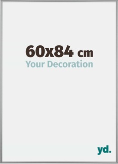 Fotolijst 60x84 cm - Platina - Aluminium - Kent