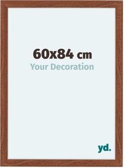 Fotolijst 60x84 cm - Walnoot - MDF - Como