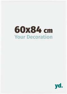 Fotolijst 60x84 cm - Wit Hoogglans - Kunststof - Evry