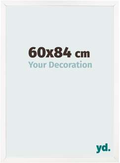 Fotolijst 60x84 cm - Wit Hoogglans - MDF - Bologna