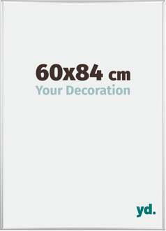 Fotolijst 60x84 cm - Zilver Glanzend - Aluminium - Austin