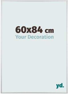Fotolijst 60x84 cm - Zilver Mat - Aluminium - Austin