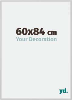 Fotolijst 60x84 cm - Zilver Mat - Aluminium - Miami
