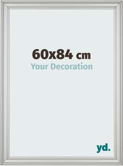 Fotolijst 60x84 cm - Zilver Mat - MDF - Lazio