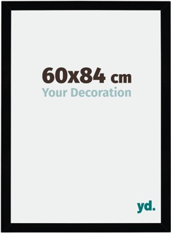 Fotolijst 60x84 cm - Zwart Hoogglans - MDF - Mura
