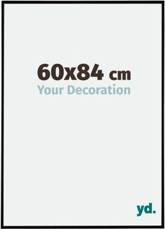 Fotolijst 60x84 cm - Zwart Mat - Kunststof - Evry