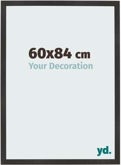 Fotolijst 60x84 cm - Zwart Mat - MDF - Bologna