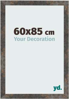 Fotolijst 60x85 cm - Geoxideerd Metaal - MDF - Bologna