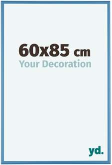 Fotolijst 60x85 cm - Staal Blauw - Aluminium - Kent