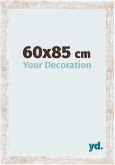 Fotolijst 60x85 cm - White Wash - MDF - Catania