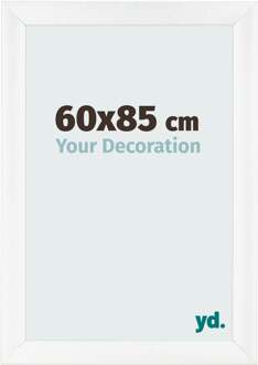 Fotolijst 60x85 cm - Wit Mat - MDF - Pisa