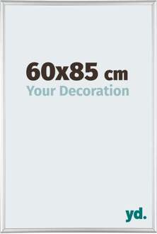 Fotolijst 60x85 cm - Zilver Glanzend - Aluminium - Austin