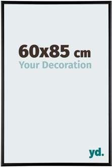 Fotolijst 60x85 cm - Zwart Hoogglans - Aluminium - Austin