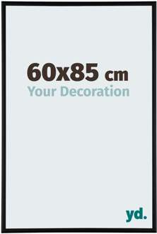 Fotolijst 60x85 cm - Zwart Mat - Aluminium - Kent