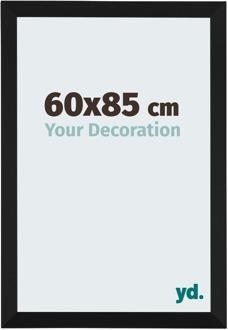 Fotolijst 60x85 cm - Zwart Mat - MDF - Catania
