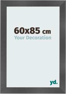 Fotolijst 60x85 cm - Zwart Mat - MDF - Pisa