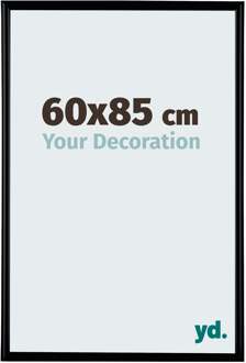 Fotolijst 60x85cm - Zwart Mat - Kunststof - Bordeaux - 60x85 cm