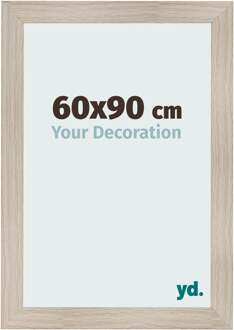 Fotolijst 60x90 cm - Eiken Licht - MDF - Pisa