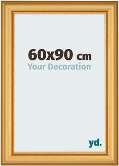 Fotolijst 60x90 cm - Goud Mat - MDF - Lazio