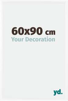 Fotolijst 60x90 cm - Wit Hoogglans - Kunststof - Bordeaux