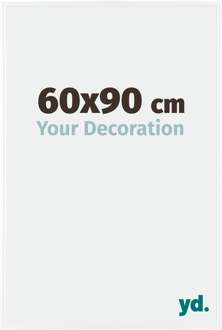 Fotolijst 60x90 cm - Wit Hoogglans - Kunststof - Evry