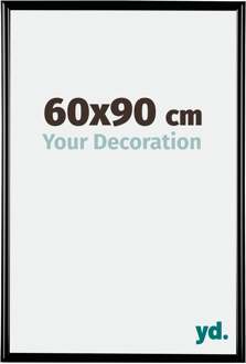 Fotolijst 60x90 cm - Zwart Hoogglans - Kunststof - Bordeaux