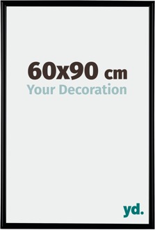 Fotolijst 60x90 cm - Zwart Mat - Kunststof - Bordeaux