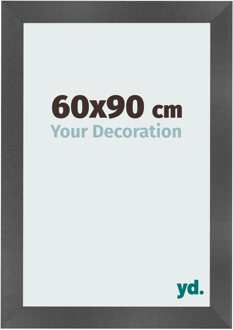 Fotolijst 60x90 cm - Zwart Mat - MDF - Pisa