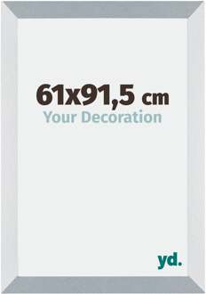 Fotolijst 61x91,5 cm - Aluminium - Geborsteld - MDF - Mura Aluminium Geborsteld - 61x91.5 cm