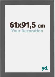 Fotolijst 61x91,5 cm - Antraciet - MDF - Mura - 61x91.5 cm