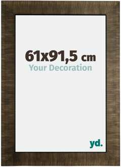 Fotolijst 61x91,5 cm - Champagne Geborsteld - Hout - Leeds - 61x91.5 cm