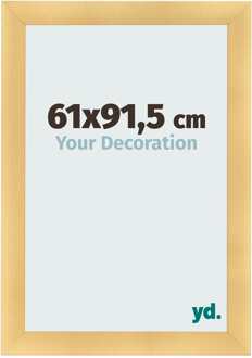 Fotolijst 61x91,5 cm - Goud Mat - MDF - Pisa - 61x91.5 cm