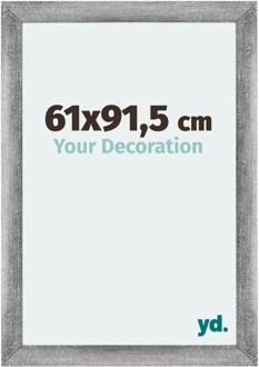 Fotolijst 61x91,5 cm - Grijs Geveegd - MDF - Mura - 61x91.5 cm