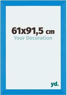 Fotolijst 61x91,5 cm - Helder Blauw - MDF - Mura - 61x91.5 cm