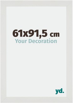 Fotolijst 61x91,5 cm - Wit Mat - MDF - Mura - 61x91.5 cm