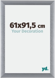 Fotolijst 61x91,5 cm - Zilver Geborsteld - Aluminium - Tucson - 61x91.5 cm