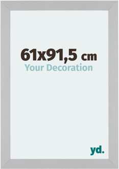 Fotolijst 61x91,5 cm - Zilver Mat - MDF - Mura - 61x91.5 cm