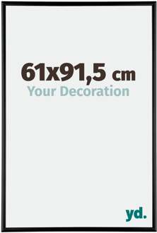 Fotolijst 61x91,5 cm - Zwart Hoogglans - Aluminium - Austin - 61x91.5 cm