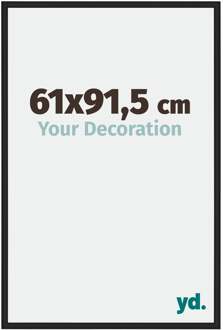 Fotolijst 61x91,5 cm - Zwart Hoogglans - Aluminium - Miami - 61x91.5 cm